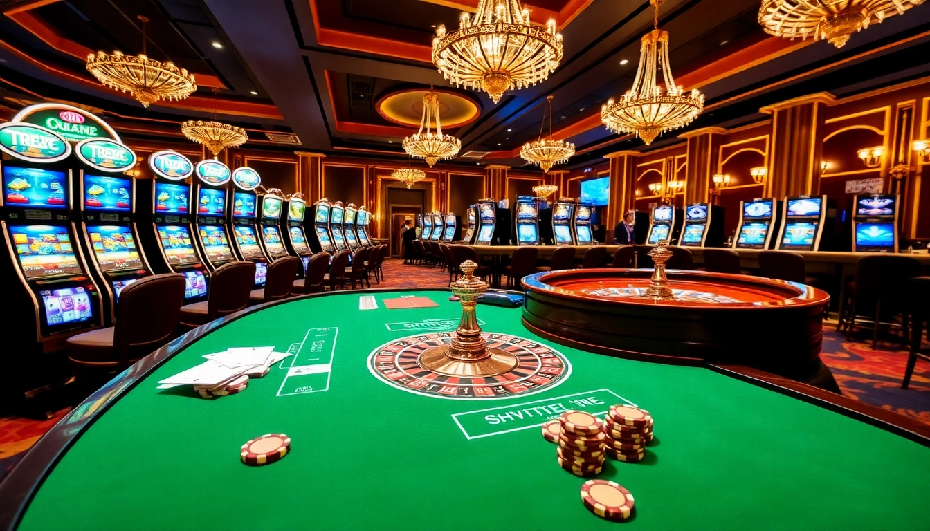 Lu 88 offers a thrilling casino experience with vibrant poker tables and engaging slot machines.
