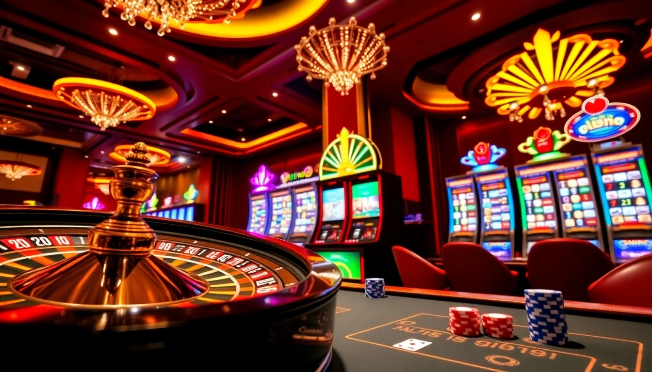 Experience high-stakes gambling at u888 with spinning roulette and vibrant slot machines.