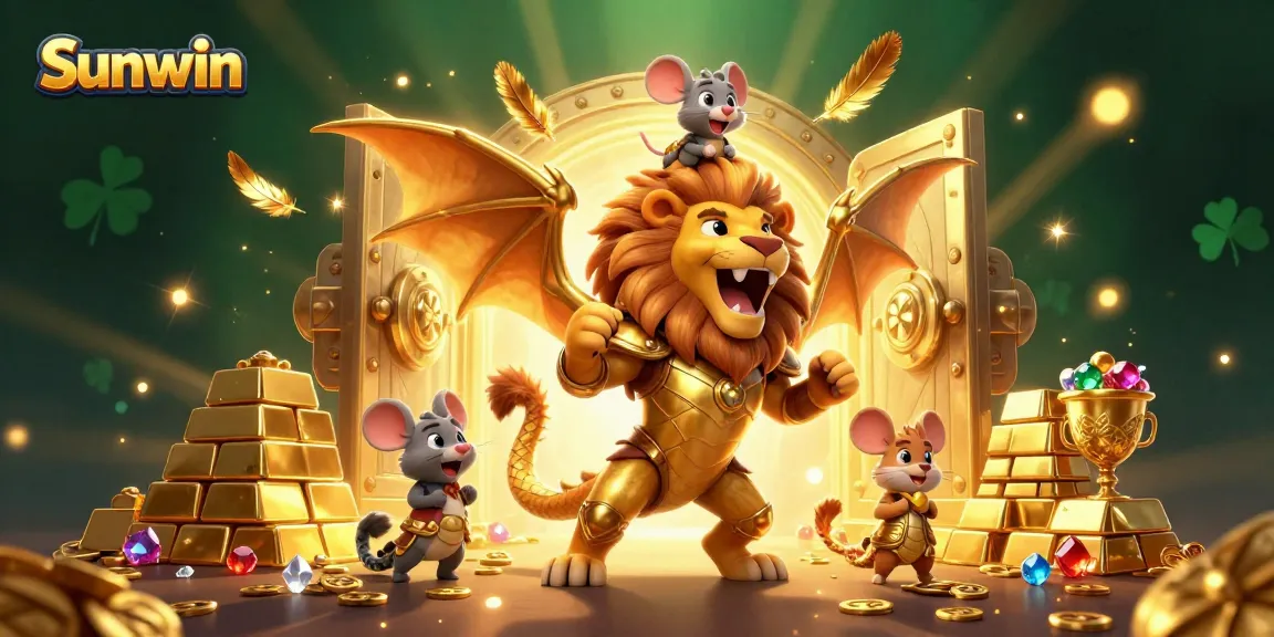 Experience winning thrills with Sunwin's imaginative characters and sparkling gold treasures, ideal for online gamblers.