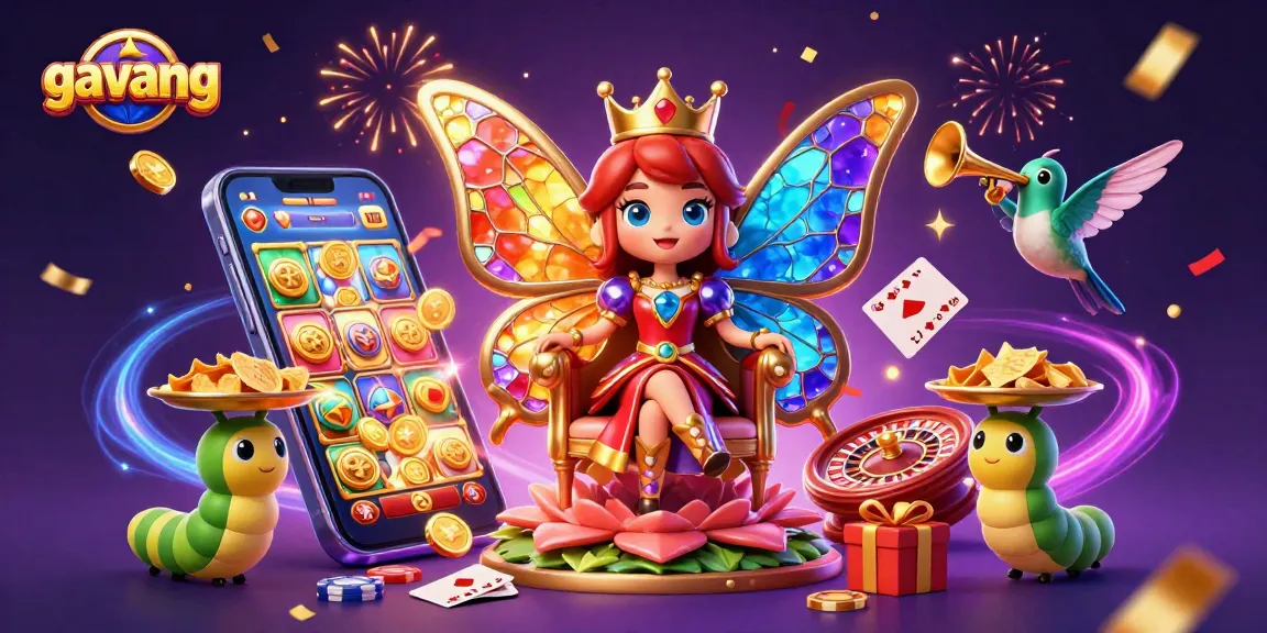 Win big with Gavang's vibrant online gaming experience featuring dynamic casino elements.
