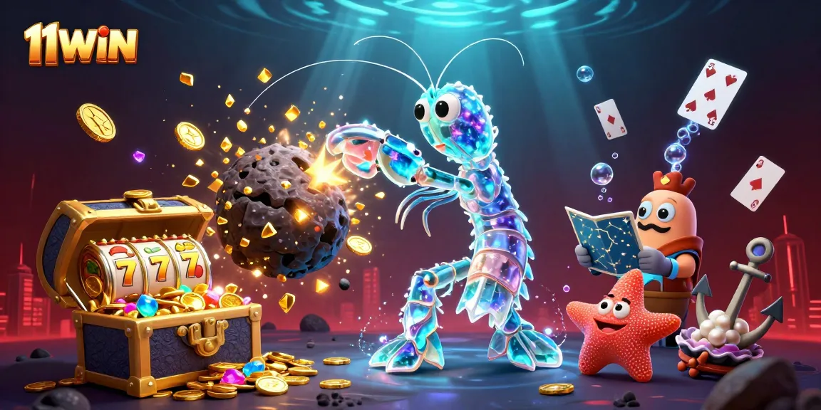 Engage with thrilling 11WIN slot games as vibrant characters explode treasures through dynamic action!