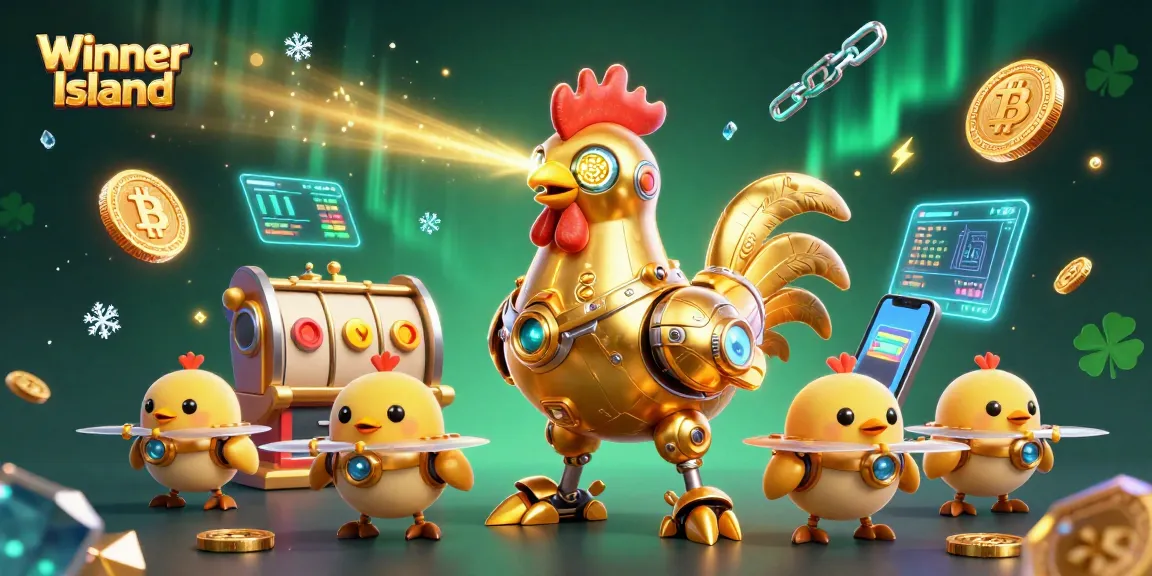 Play exciting games on Winner Island with vibrant elements and engaging casino features.